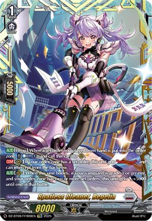 Spatless Cleaner, Regelia (FFR) - DZ-BT09/FFR09EN - Double Frame Rare