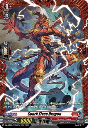 Spark Elves Dragon (FR) - DZ-BT09/FR06EN - Frame Rare