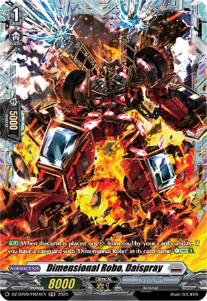 Dimensional Robo, Daispray (FR) - DZ-BT09/FR24EN - Frame Rare