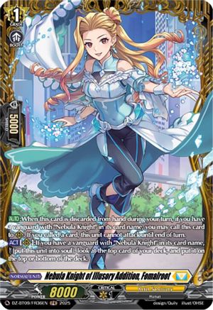 Nebula Knight of Illusory Addition, Fomalroot (FR) - DZ-BT09/FR36EN - Frame Rare