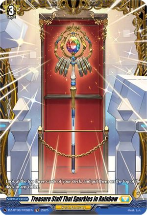 Treasure Staff That Sparkles in Rainbow (FR) - DZ-BT09/FR38EN - Frame Rare