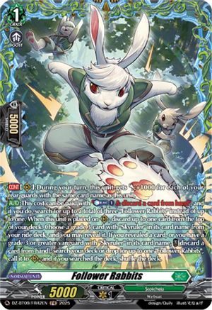 Follower Rabbits (FR) - DZ-BT09/FR42EN - Frame Rare