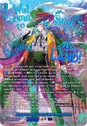 Sugary and Scary Land, Heartluru (SEC) - DZ-BT09/SEC02EN - Secret Rare