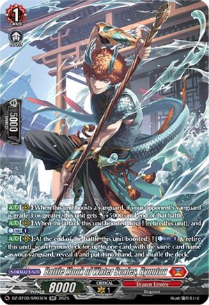 Battle Monk of Water Scales, Ryuutou (SR) - DZ-BT09/SR03EN - Silver Rare