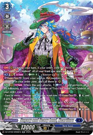 Sugary and Scary Land, Heartluru (SR) - DZ-BT09/SR08EN - Silver Rare