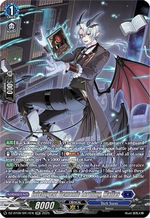 Intelligent Demonic Lordling, Malfas (SR) - DZ-BT09/SR14EN - Silver Rare