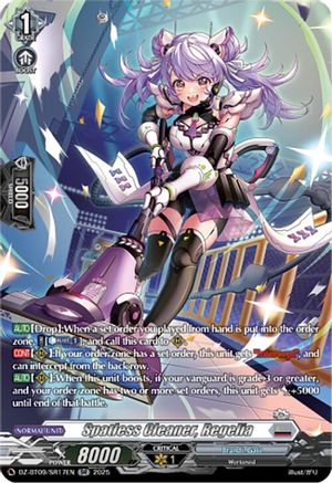 Spatless Cleaner, Regelia (SR) - DZ-BT09/SR17EN - Silver Rare