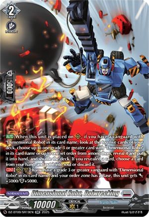 Dimensional Robo, Daiwrecking (SR) - DZ-BT09/SR19EN - Silver Rare