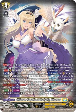 Ultimate Regalia of Almighty, Minerva (SR) - DZ-BT09/SR22EN - Silver Rare
