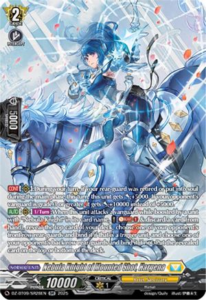 Nebula Knight of Mounted Shot, Hargena (SR) - DZ-BT09/SR28EN - Silver Rare