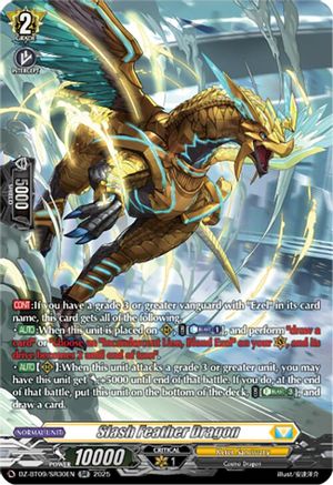 Slash Feather Dragon (SR) - DZ-BT09/SR30EN - Silver Rare