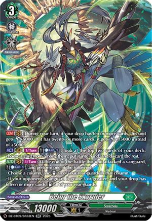 Belgr the Skyruler (SR) - DZ-BT09/SR33EN - Silver Rare