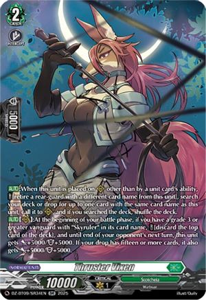 Thruster Vixen (SR) - DZ-BT09/SR34EN - Silver Rare