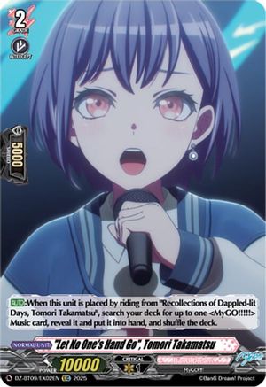 "Let No One's Hand Go", Tomori Takamatsu (EXC) - DZ-BT09/EX02EN - Extra Common