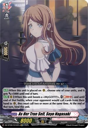 As Her True Self, Soyo Nagasaki (EXC) - DZ-BT09/EX12EN - Extra Common