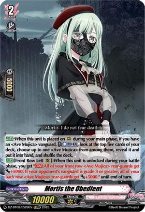 Mortis the Obedient (EXRRR) - DZ-BT09/EX20EN - Extra Triple Rare