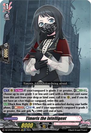 Timoris the Intelligent (EXRRR) - DZ-BT09/EX21EN - Extra Triple Rare