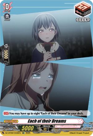 Each of their Dreams (EXC) - DZ-BT09/EX30EN - Extra Common