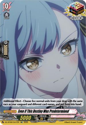 Even If This Destiny Was Predetermined (EXC) - DZ-BT09/EX41EN - Extra Common