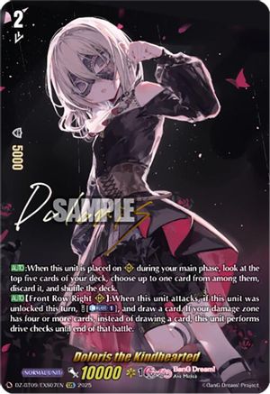 Doloris the Kindhearted (EXS) - DZ-BT09/EXS07EN - Extra Special Rare