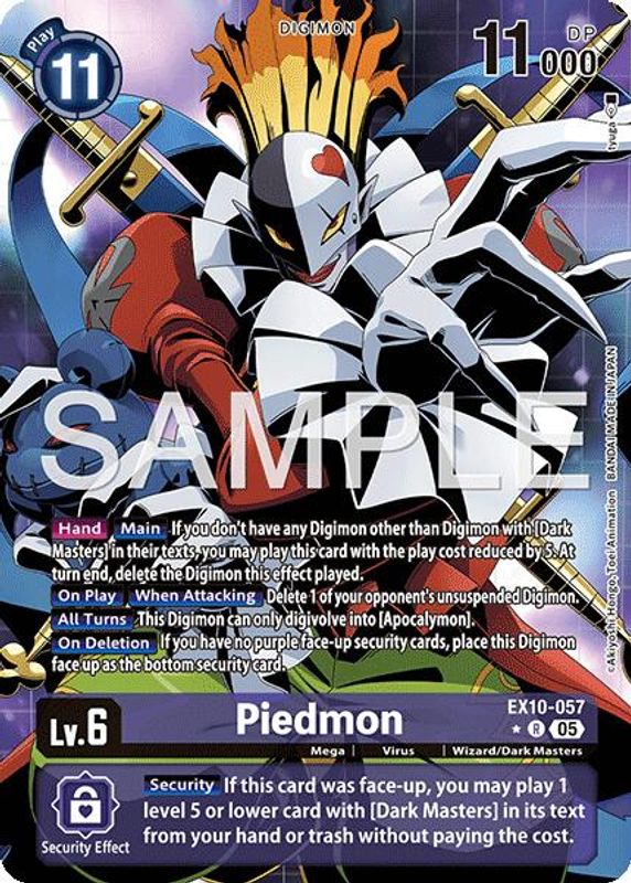Piedmon (Alternate Art) - EX10-057 - Rare