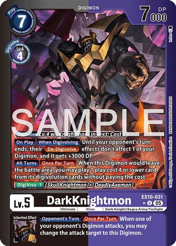 DarkKnightmon (Limited Foil) - EX10-031 - Uncommon