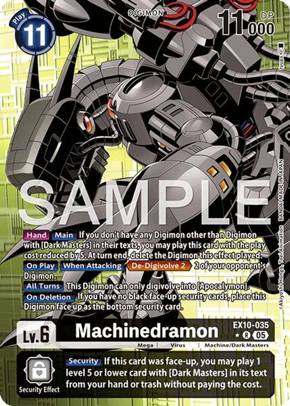 Machinedramon (Alternate Art) - EX10-035 - Rare