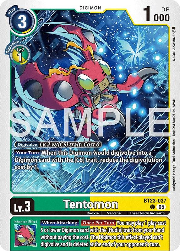 Tentomon - BT23-037 - Uncommon