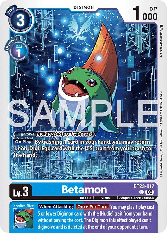 Betamon - BT23-017 - Uncommon