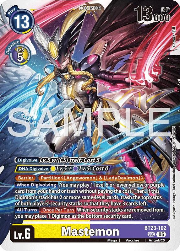 Mastemon - BT23-102 - Secret Rare