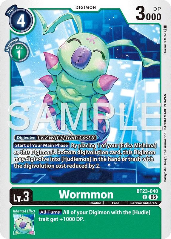 Wormmon - BT23-040 - Common