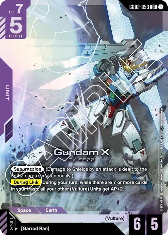 Gundam X (GD02-053) - GD02-053 - Legend Rare