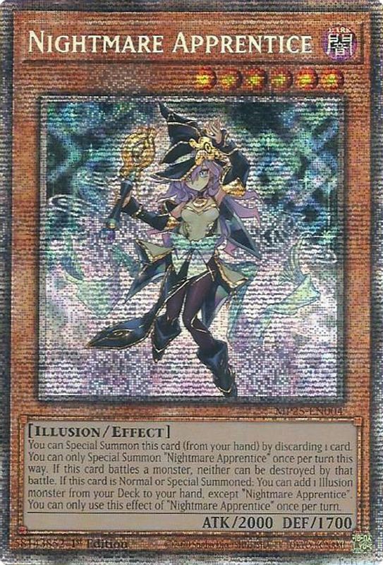 Nightmare Apprentice - MP25-EN004 - Starlight Rare - 1st Edition