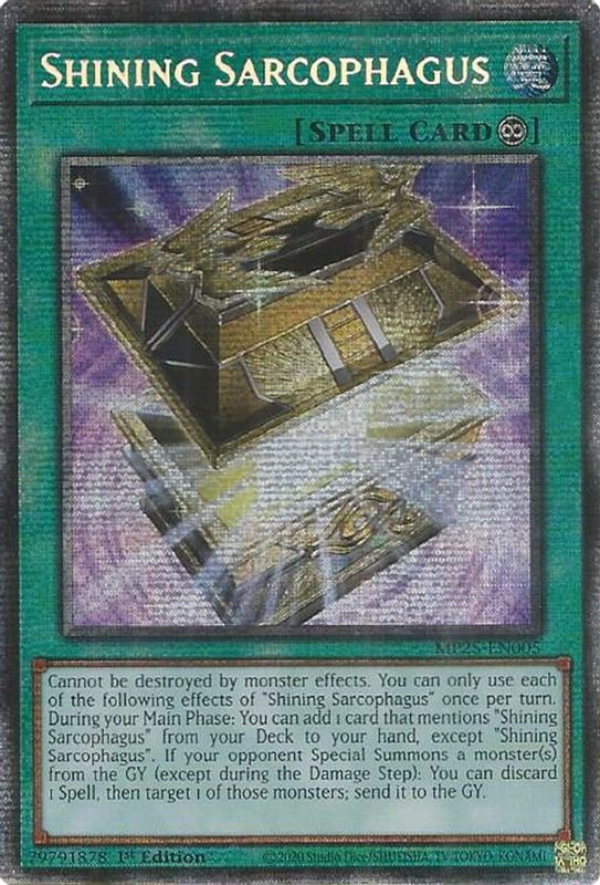 Shining Sarcophagus - MP25-EN005 - Starlight Rare - 1st Edition