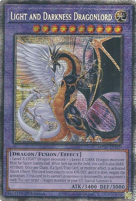 Light and Darkness Dragonlord - MP25-EN009 - Starlight Rare - 1st Edition