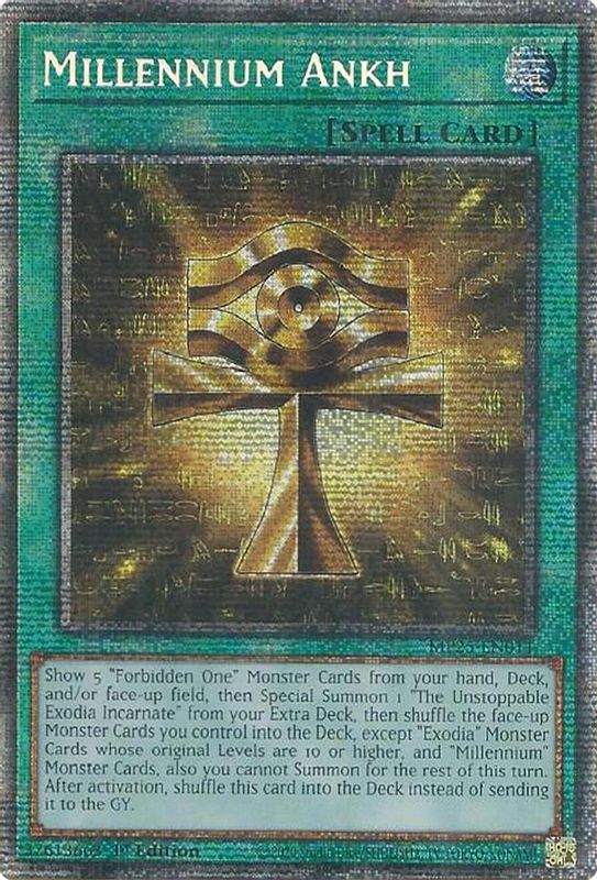 Millennium Ankh - MP25-EN011 - Starlight Rare - 1st Edition