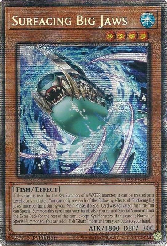 Surfacing Big Jaws - MP25-EN012 - Starlight Rare - 1st Edition