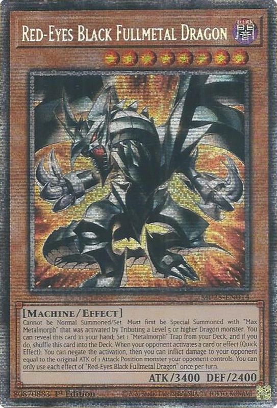 Red-Eyes Black Fullmetal Dragon - MP25-EN014 - Starlight Rare - 1st Edition