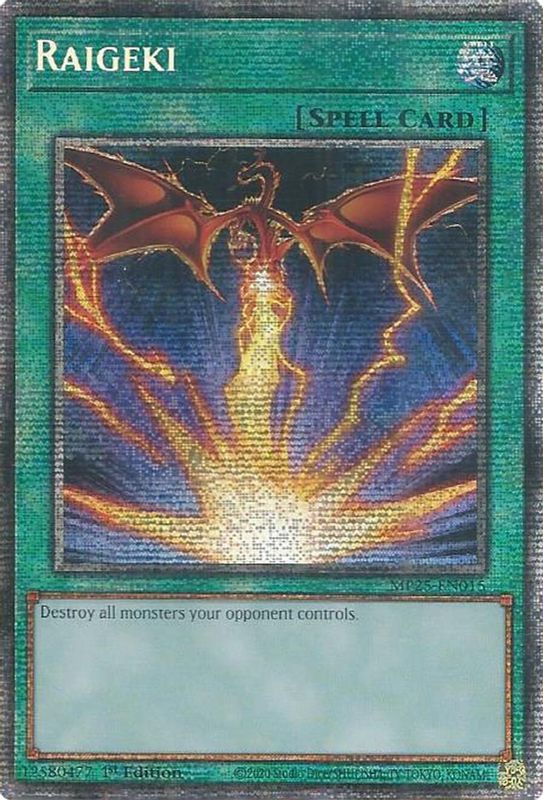 Raigeki - MP25-EN015 - Starlight Rare - 1st Edition