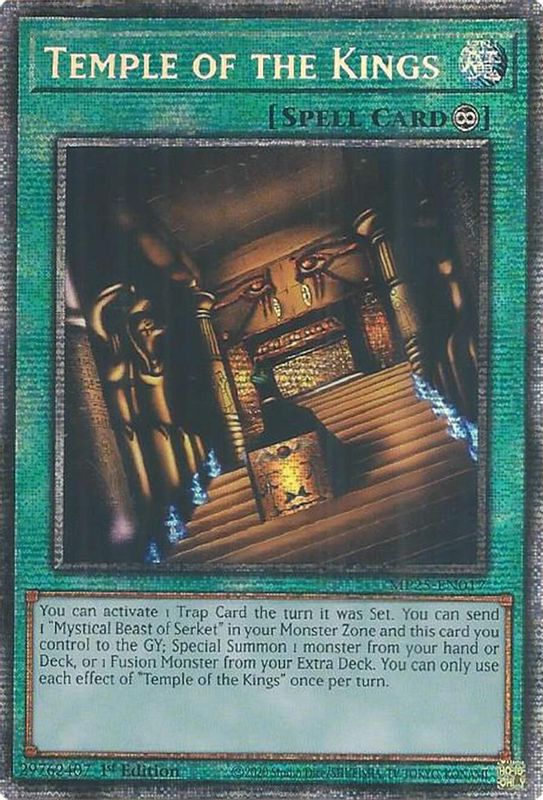 Temple of the Kings - MP25-EN017 - Starlight Rare - 1st Edition