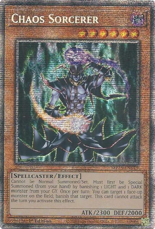 Chaos Sorcerer - MP25-EN019 - Starlight Rare - 1st Edition