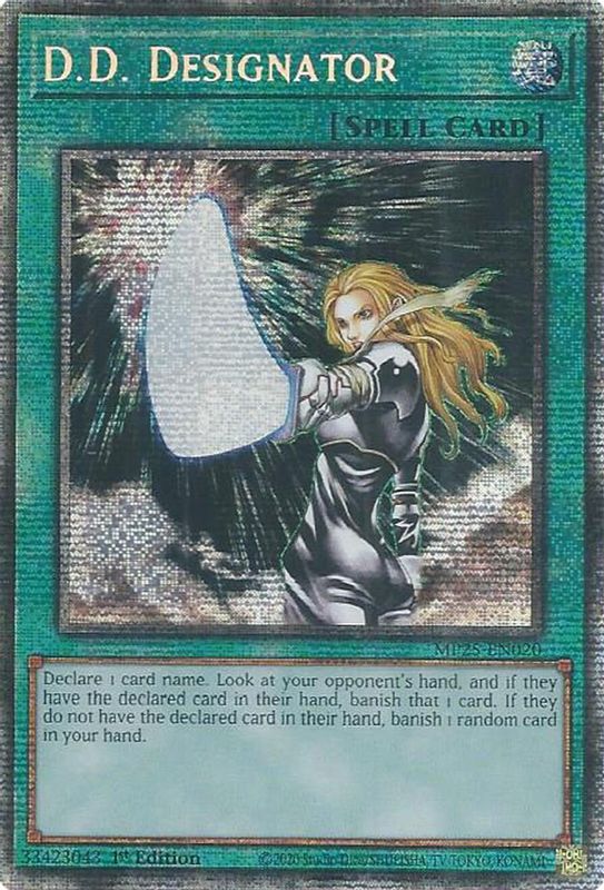 D.D. Designator - MP25-EN020 - Starlight Rare - 1st Edition