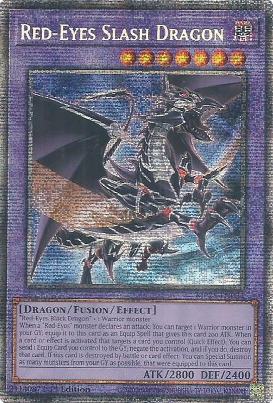 Red-Eyes Slash Dragon - MP25-EN031 - Starlight Rare - 1st Edition