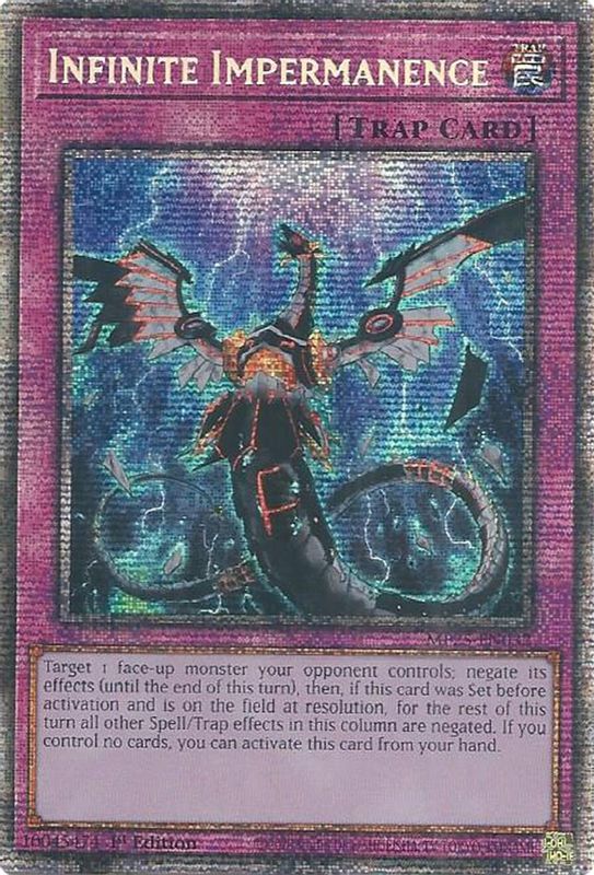 Infinite Impermanence - MP25-EN032 - Starlight Rare - 1st Edition