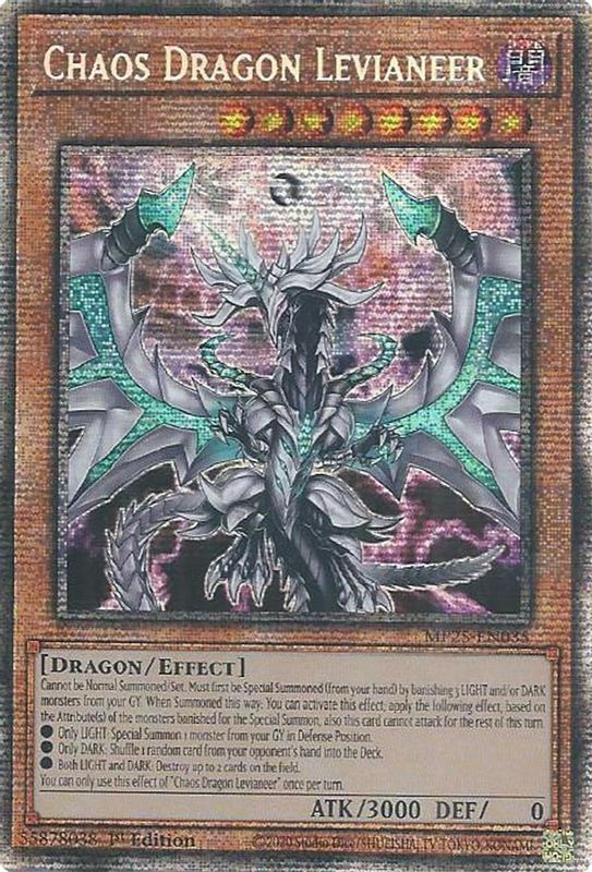 Chaos Dragon Levianeer - MP25-EN035 - Starlight Rare - 1st Edition