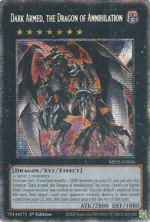Dark Armed, the Dragon of Annihilation - MP25-EN036 - Starlight Rare - 1st Edition