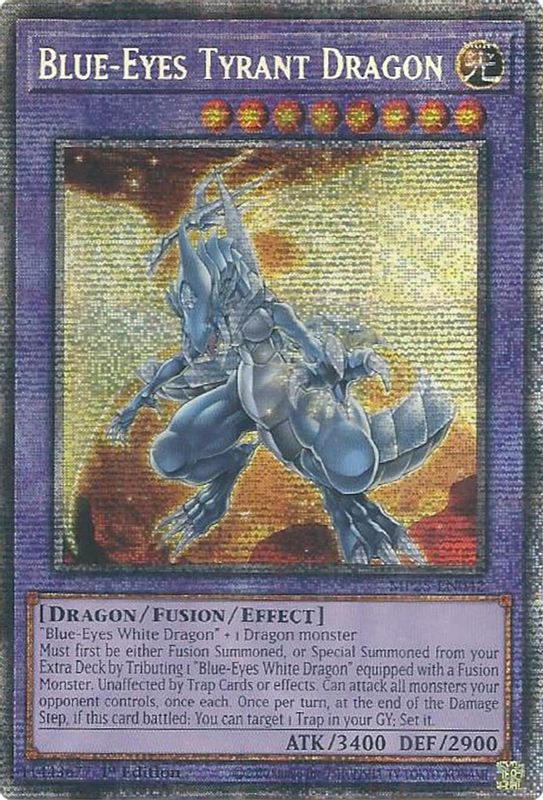 Blue-Eyes Tyrant Dragon - MP25-EN042 - Starlight Rare - 1st Edition