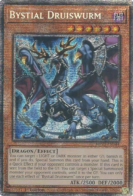 Bystial Druiswurm - MP25-EN044 - Starlight Rare - 1st Edition