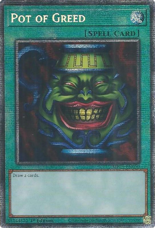 Pot of Greed - MP25-EN050 - Starlight Rare - 1st Edition