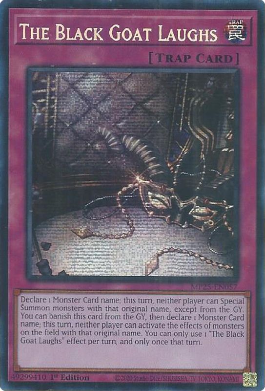 The Black Goat Laughs - MP25-EN057 - Prismatic Secret Rare - 1st Edition